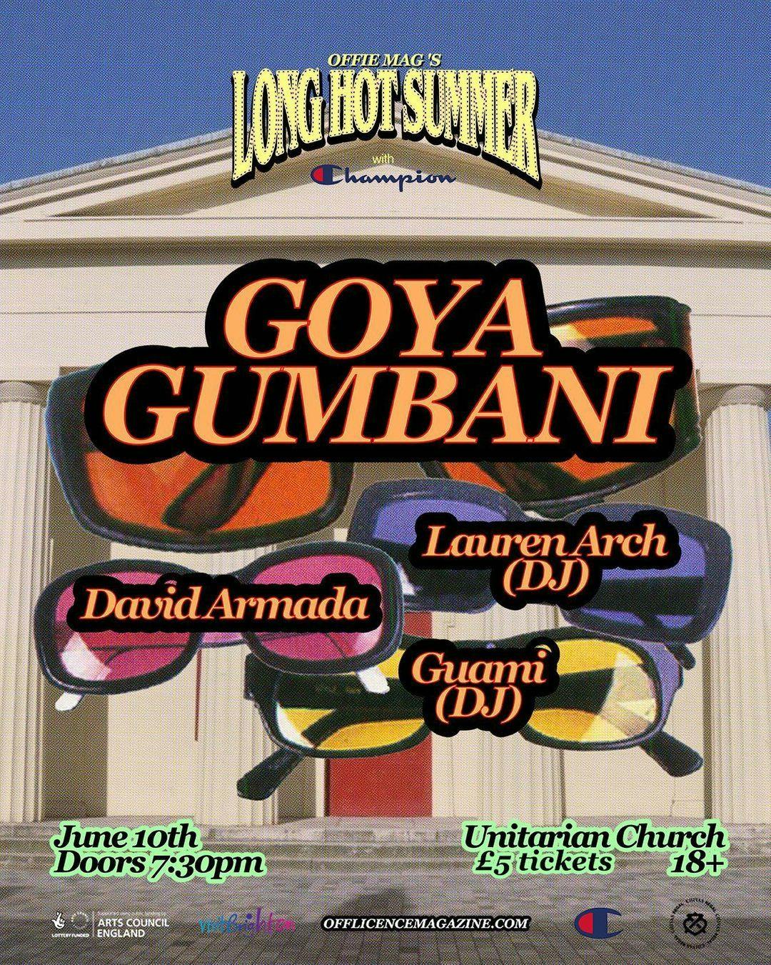 Long Hot Summer: Goya Gumbani, David Armada, Lauren Arch & Guami